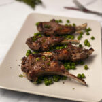 Lamb Chops with Peas