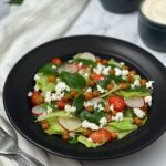 Roasted Chickpea Greek Salad